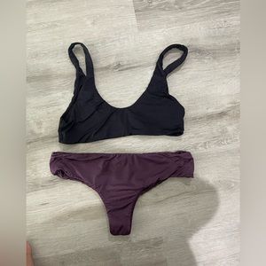 Both medium bottoms have small hole on side top is no flaws